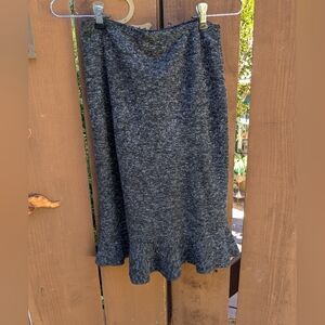 Oboe brand stretch midi charcoal Gray Women's Skirt (most likely size Small)